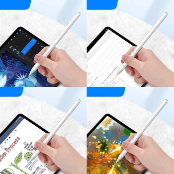  Rysik pen pojemnościowy stylus do iPad aktywny biały - zdj. dodatkowe 6