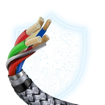  Kabel przewód USB Typ C - USB Typ C 5A 100W PowerDelivery 480Mbps 1.8 m szary - zdj. dodatkowe 10