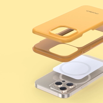  Etui do iPhone 13 Pro MFM Anti-drop case pomarańczowy - zdj. dodatkowe 9