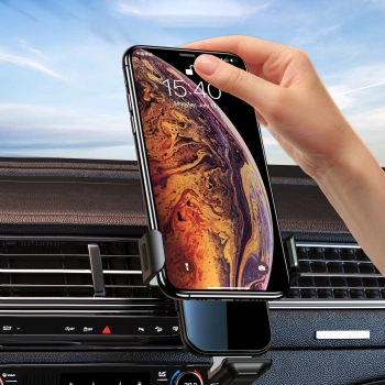  Ładowarka indukcyjna z uchwytem do samochodu + magnetyczne końcówki czarny - zdj. dodatkowe 2