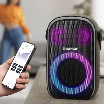  Głośnik bezprzewodowy Bluetooth 60W Halo 100 czarny - zdj. dodatkowe 7