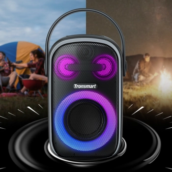  Głośnik bezprzewodowy Bluetooth 60W Halo 100 czarny - zdj. dodatkowe 8