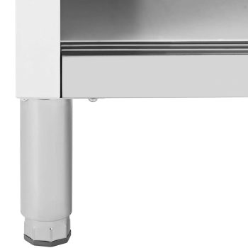  Stół gastronomiczny z szafką z drzwiami suwanymi STAL 100 x 50 cm do 285 kg - zdj. dodatkowe 3