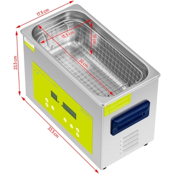  Myjka wanna ultradźwiękowa oczyszczacz LED 4.5 l 120 W - zdj. dodatkowe 5