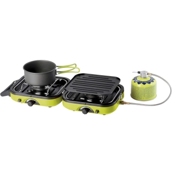  Kuchenka turystyczna na kemping podwójna DUAL COMPACT + GRILL - zdj. dodatkowe 1