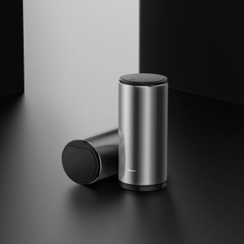  Mini kosz na śmieci z pokrywką do auta samochodu czarny - zdj. dodatkowe 6