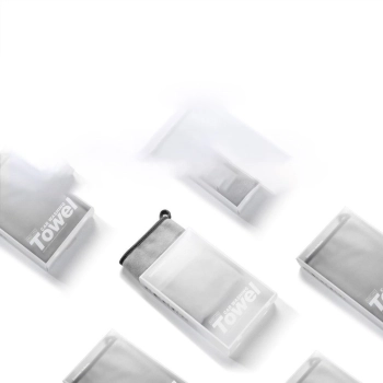  Ręcznik z mikrofibry do osuszania samochodu mikrofibra 40x40cm szary - ZESTAW 2 szt. - zdj. dodatkowe 6