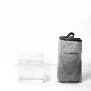  Ręcznik z mikrofibry do osuszania samochodu mikrofibra 40x40cm szary - ZESTAW 2 szt. - zdj. dodatkowe 8