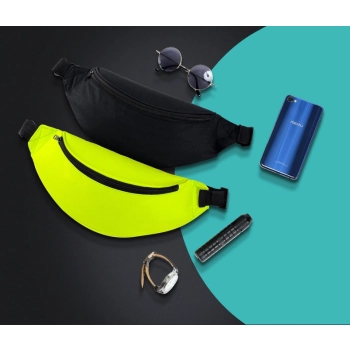  Pas do biegania saszetka nerka etui na telefon klucze dokumenty portfel czarny - zdj. dodatkowe 9