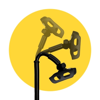  Stojak na tablet i telefon na biurko czarny - zdj. dodatkowe 10