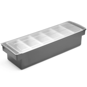  Pojemnik barmański organizer na dodatki do drinków koktajli - 6 wkładów - zdj. dodatkowe 4