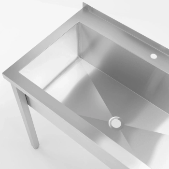  Basen zlew gastronomiczny jednokomorowy Budget Line STAL 800 x 600 x 850 cm - Hendi 811009 - zdj. dodatkowe 5