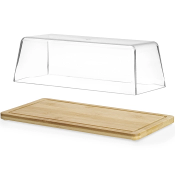  Taca ekspozycyjna bambusowa do bufetu z pokrywą 320 x 160 x 110 mm - Hendi 523841 - zdj. dodatkowe 2