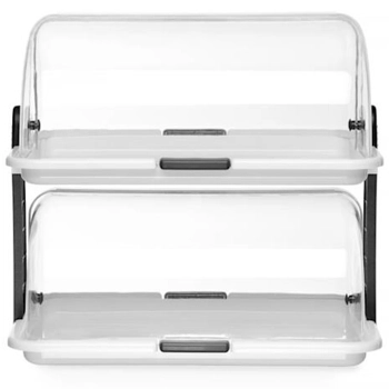  Witrynka ekspozycyjna bufetowa z pokrywą roolltop podwójna 380 x 260 x 355 mm - Hendi 871768 - zdj. dodatkowe 1