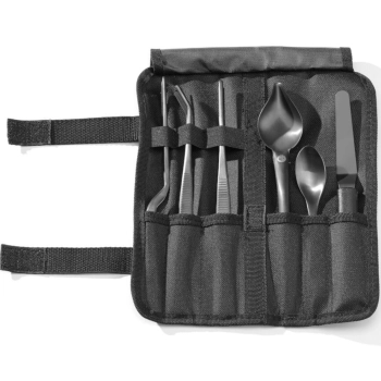  Zestaw narzędzi szefa kuchni do dekorowania potraw ciast sushi 6 el. - czarne - zdj. dodatkowe 1