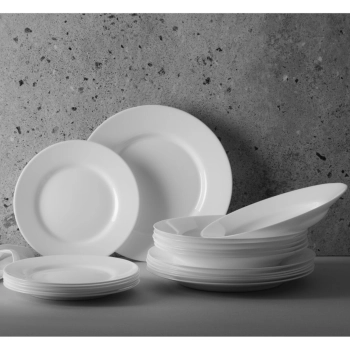  Zestaw talerzy ze szkła hartowanego 18 el. - Hendi 795224 - zdj. dodatkowe 2