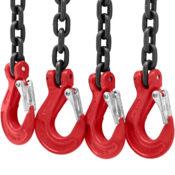  Zawiesie łańcuchowe transportowe 4-cięgnowe z hakami 4 x 1.5 m 5000 kg - zdj. dodatkowe 3