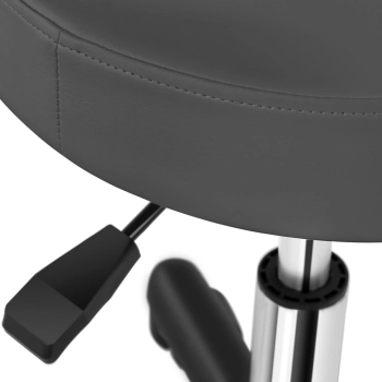  Taboret stołek kosmetyczny obrotowy na kółkach Physa AVERSA - szary - zdj. dodatkowe 3