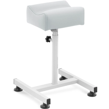 Podnóżek kosmetyczny do pedicure regulowana wysokość do 67 cm do 80 kg - jasnoszary - zdj. dodatkowe 1
