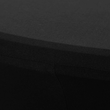  Pokrowiec elastyczny uniwersalny na stolik barowy śr. 80 cm czarny - zdj. dodatkowe 2