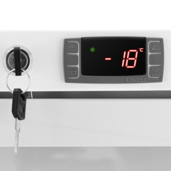  Szafa mroźnicza zamrażarka przeszklona 7 półek 380 l 425 W - biała - zdj. dodatkowe 2