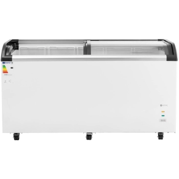  Zamrażarka skrzyniowa przeszklona do lodów mrożonek 445 l 248 W - zdj. dodatkowe 5