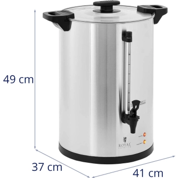 Zaparzacz do kawy herbaty z kranem 20 l 1650 W srebrny - zdj. dodatkowe 6