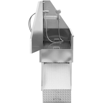  Wanna groomerska do kąpieli mycia psów zwierząt z rampą 122 x 56 x 142 cm - zdj. dodatkowe 4