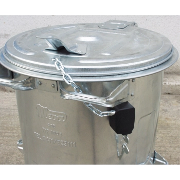  Zamek łańcuszkowy zamknięcie do kubła kontenera na śmieci 80L - 1100L - zdj. dodatkowe 4