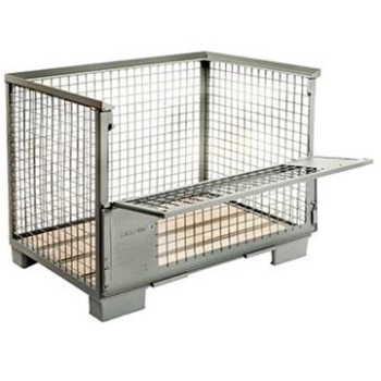  Skrzyniopaleta metalowa siatkowa EPAL ze ścianką składaną - zdj. dodatkowe 4