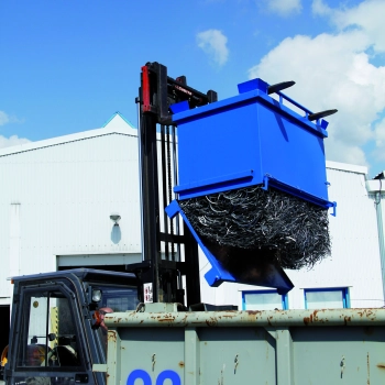  Kontener pojemnik z uchylnym otwieranym dnem klapowym 600L - zdj. dodatkowe 2