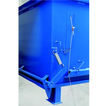  Kontener pojemnik z uchylnym otwieranym dnem klapowym 600L - zdj. dodatkowe 4