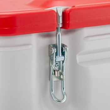  Pojemnik na odpady niebezpieczne MOBIL BOX 170L - czerwony - zdj. dodatkowe 3