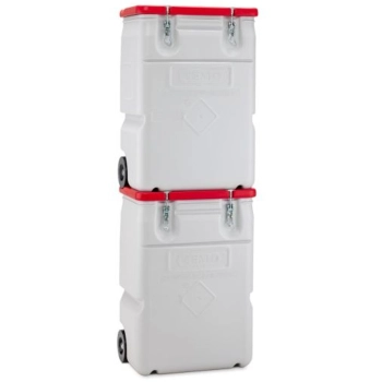  Pojemnik na odpady niebezpieczne MOBIL BOX 170L - czerwony - zdj. dodatkowe 5