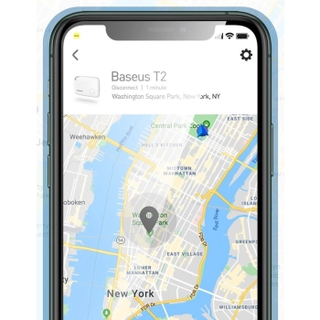  T2 brelok mini bezprzewodowy lokalizator do kluczy i innych przedmiotów biały - zdj. dodatkowe 10