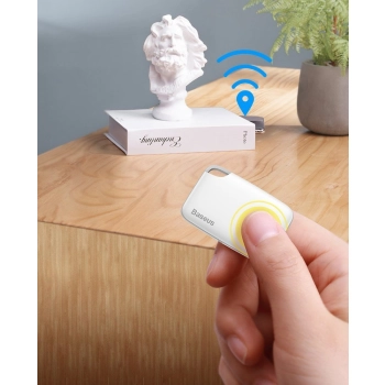  T2 brelok mini bezprzewodowy lokalizator do kluczy i innych przedmiotów biały - zdj. dodatkowe 8