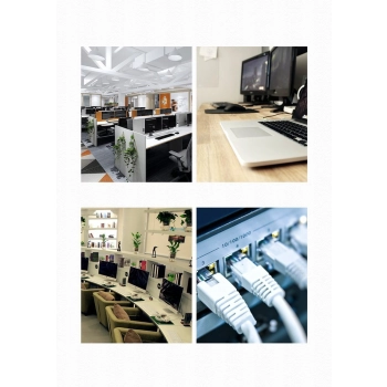  Patchcord kabel przewód sieciowy Ethernet RJ45 Cat 6 UTP 1000Mbps 2m - zdj. dodatkowe 9