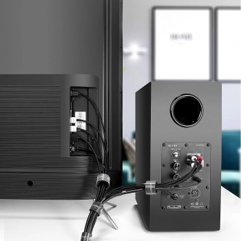  Taśma rzepowa rzep organizer do kabli 5m czarny - zdj. dodatkowe 4