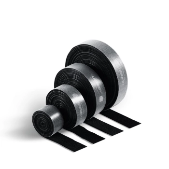  Taśma rzepowa rzep organizer do kabli 5m czarny - zdj. dodatkowe 7