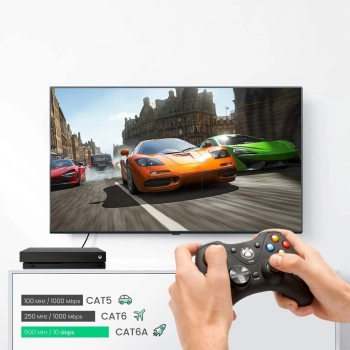  Patchcord kabel przewód sieciowy Ethernet RJ45 Cat 6A UTP 1000Mbps 2m - zdj. dodatkowe 10