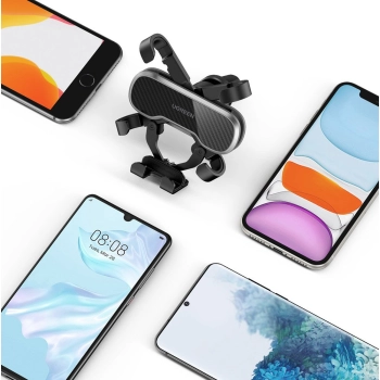  Samochodowy uchwyt grawitacyjny na telefon czarny - zdj. dodatkowe 5