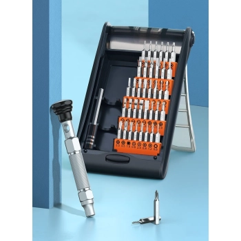  Śrubokręt serwisowy do telefonów zestaw wkrętów śrubokrętów bitów pentalobe 38w1 - zdj. dodatkowe 2