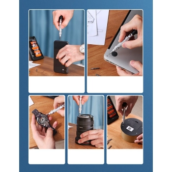  Śrubokręt serwisowy do telefonów zestaw wkrętów śrubokrętów bitów pentalobe 38w1 - zdj. dodatkowe 3