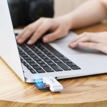  Przenośny czytnik kart TF/SD pod USB 3.0 czarny - zdj. dodatkowe 5