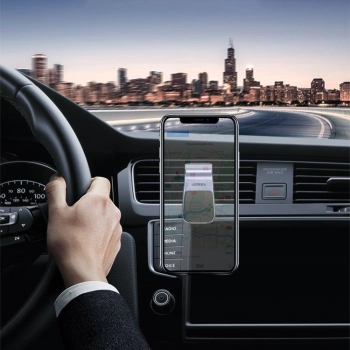  Magnetyczny uchwyt samochodowy na kratkę wentylacyjną nawiew srebrny - zdj. dodatkowe 7