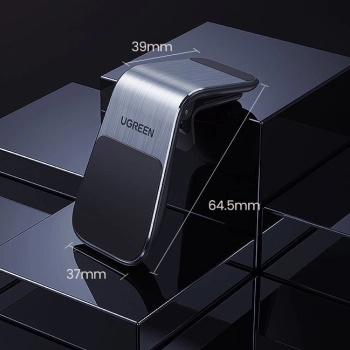  Magnetyczny uchwyt samochodowy na kratkę wentylacyjną nawiew srebrny - zdj. dodatkowe 8