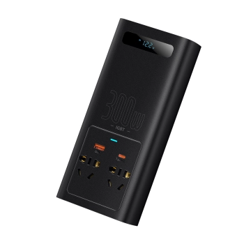  Samochodowa przetwornica napięcia prądu 12V - 220V IGBT 300W (wtyczka CN/EU) czarny - zdj. dodatkowe 8