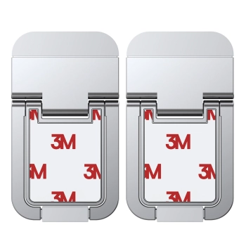  Podstawki nóżki do laptopa przyklejane składane 2szt. srebrny - zdj. dodatkowe 5