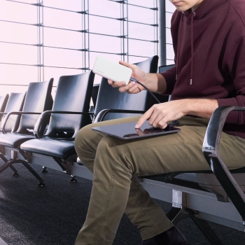  Powerbank Li-Po 10000mAh 2xUSB biały - zdj. dodatkowe 3