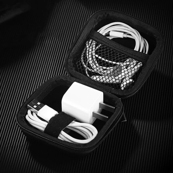  Etui pokrowiec orgaznizer saszetka wielofunkcyjna na akcesoria 6.5x7x4cm szary - zdj. dodatkowe 2